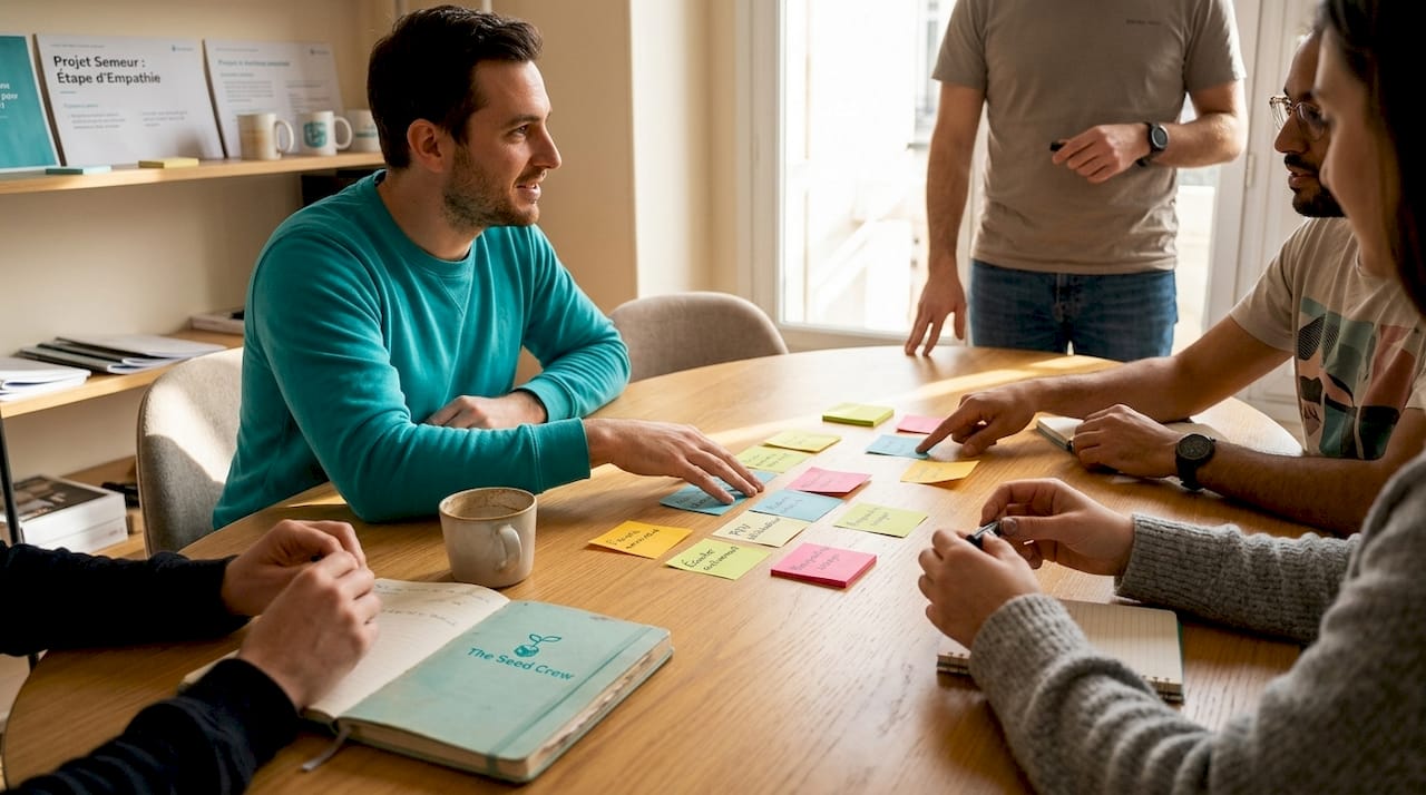 Une équipe participe à un atelier sur la diversité en entreprise.
