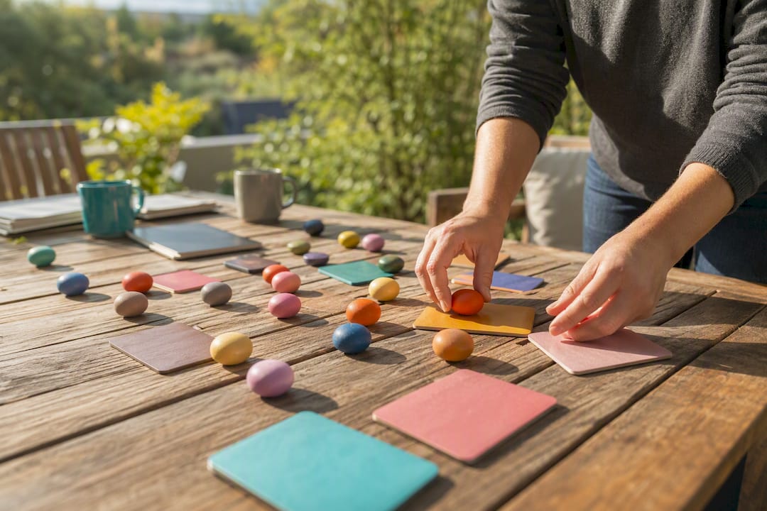 Formation sur le langage inclusif avec des jetons sur table