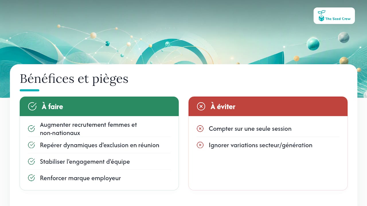 Quels bénéfices concrets un manager peut-il attendre de cette formation ? — overview diagram