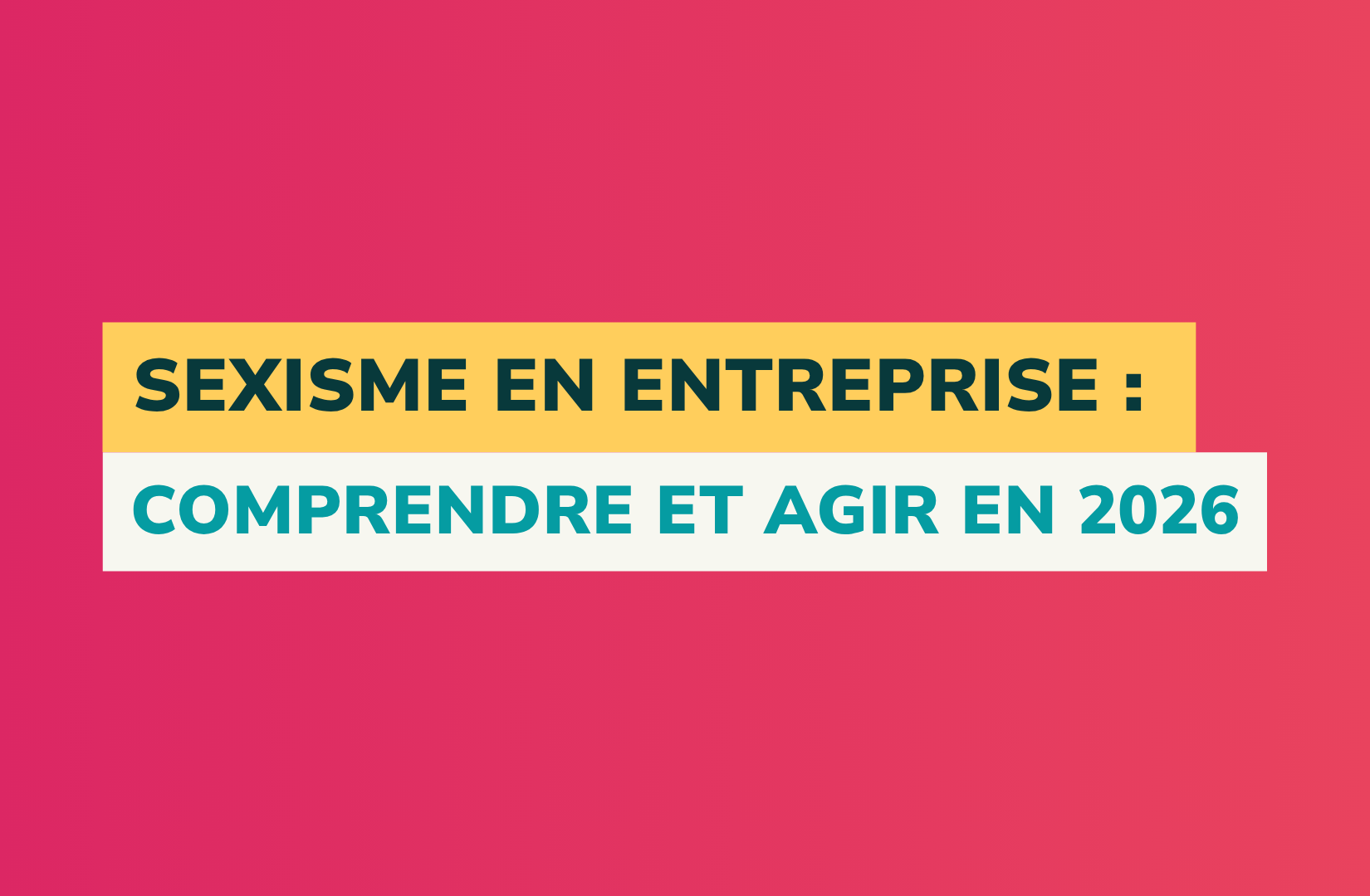 visuel article sexisme en entreprise