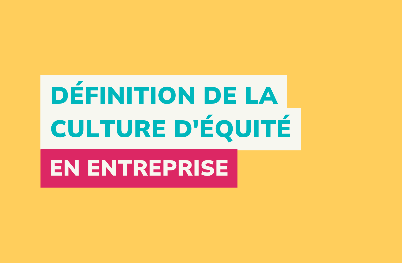 article culture équité