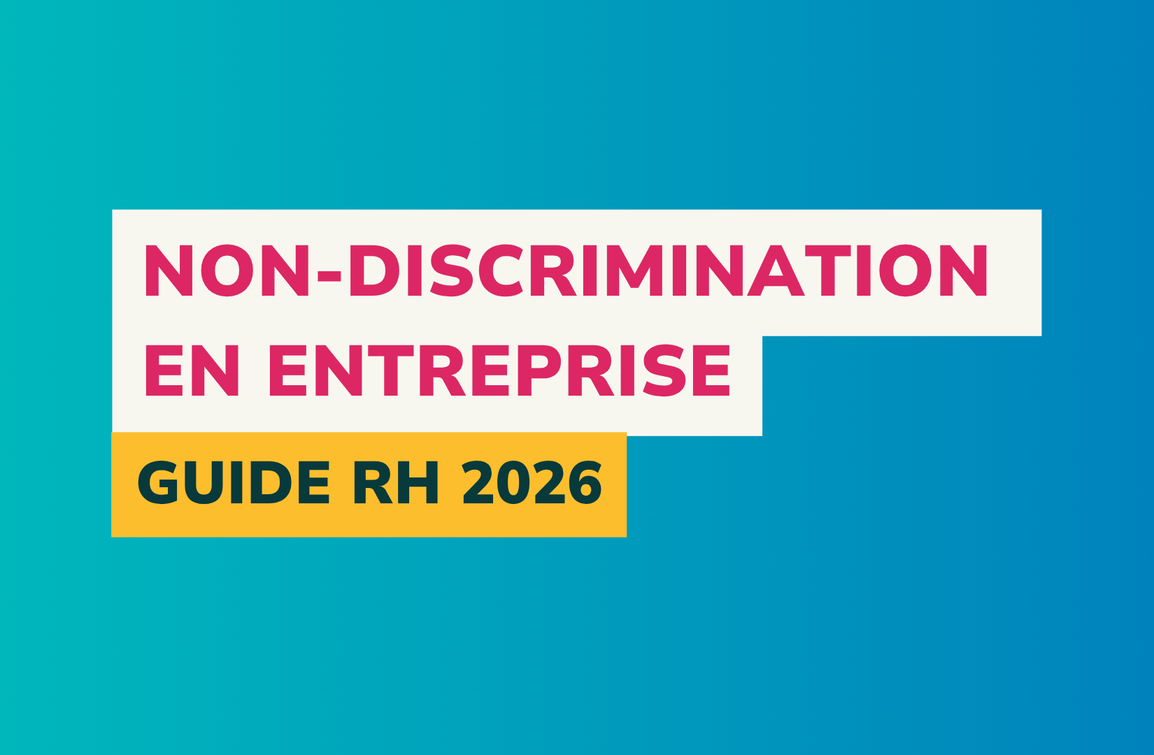 visuel article non-discrimination en entreprise