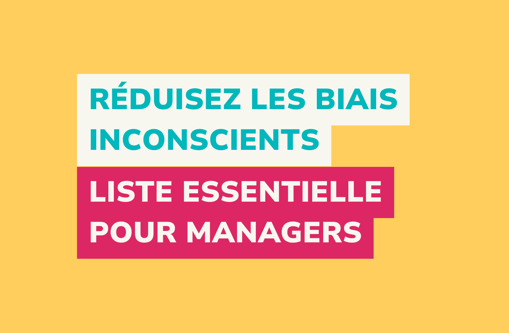 visuel article réduire les biais inconscients