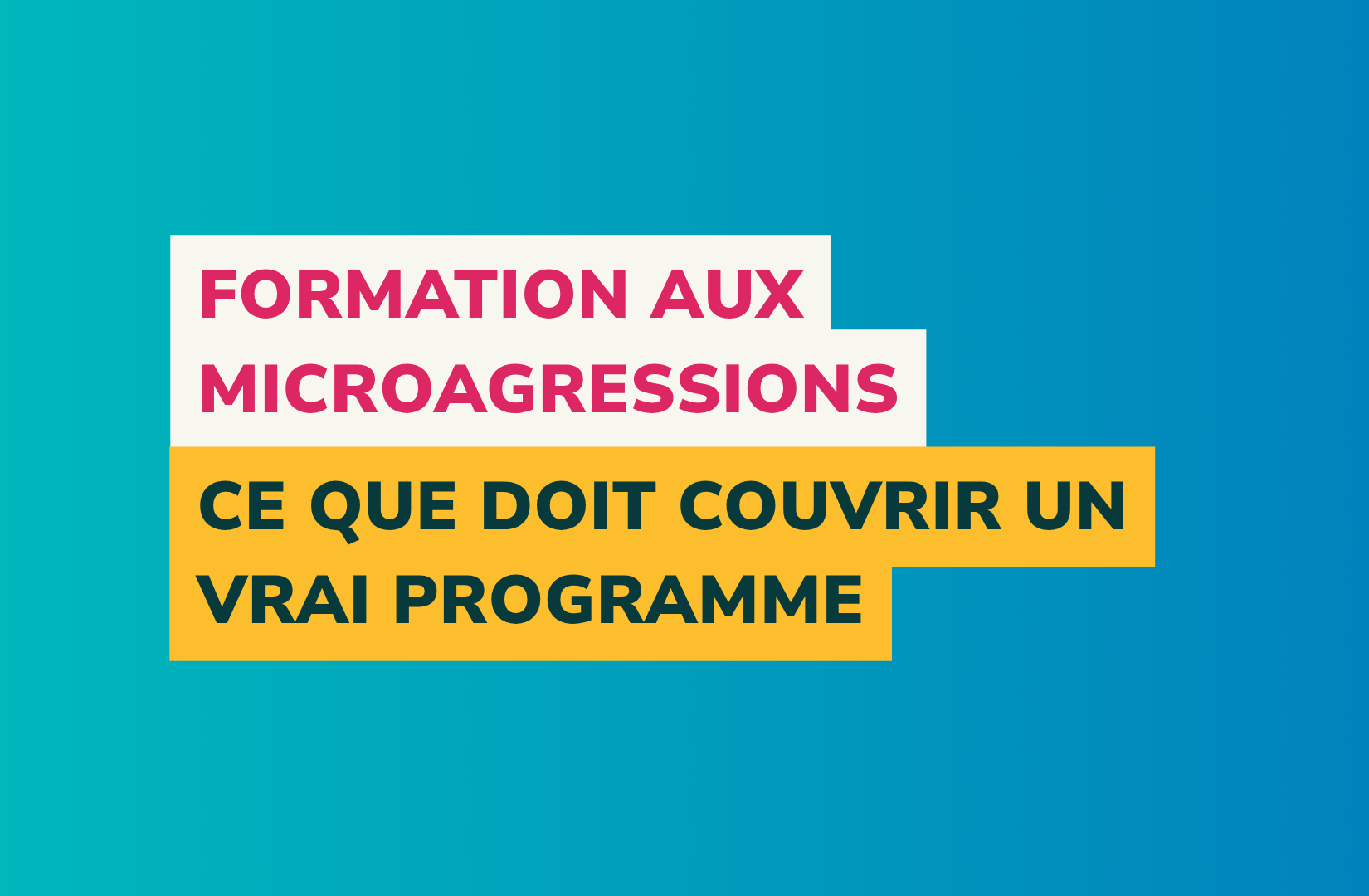 article formation microagression