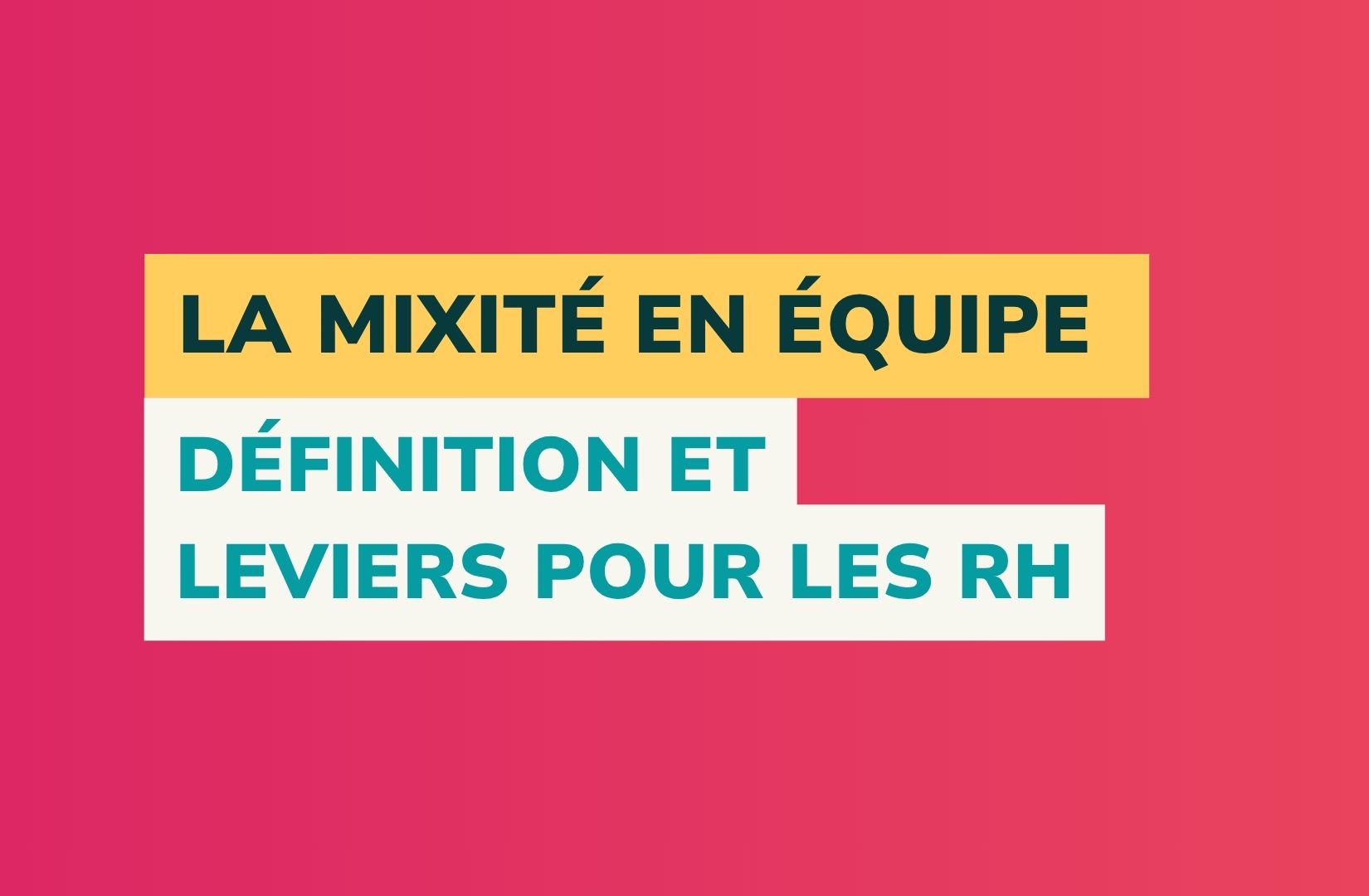 mixité en équipe